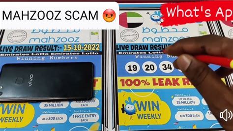 mahzooz scam